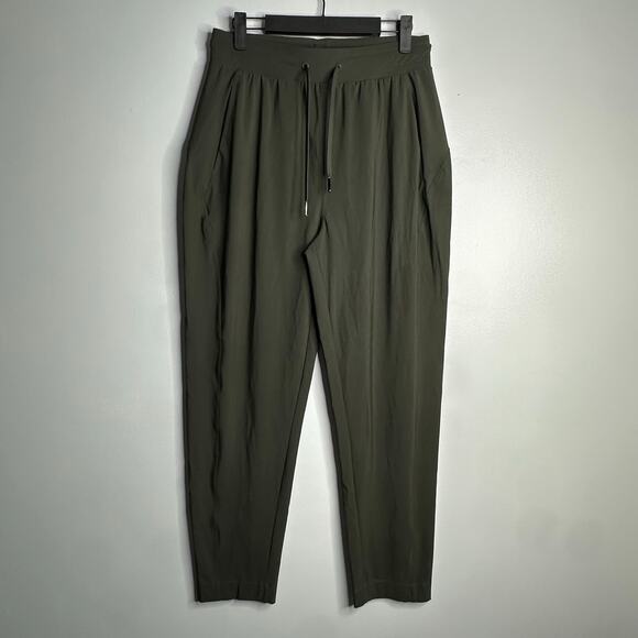 Sweaty Betty Women's Ivy Green Tie Waist Explorer Jogger Loose Fit Pants Size S - Picture 3 of 10